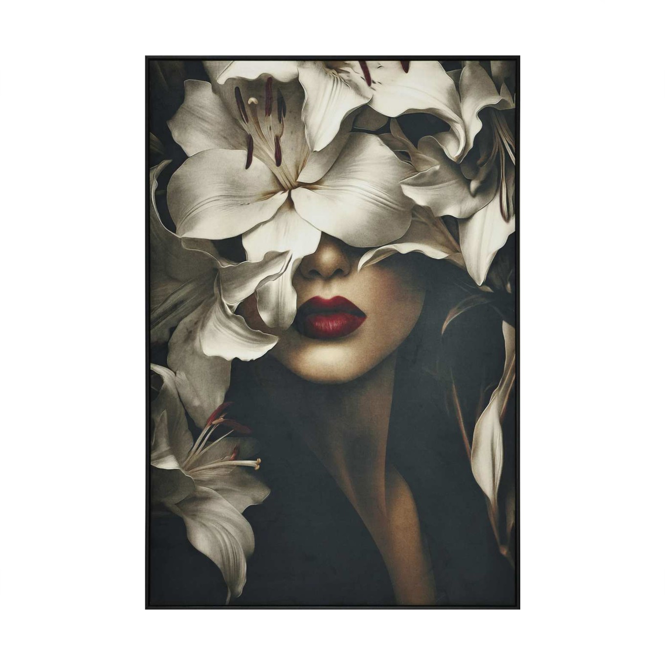 Quadro Mulher de Veludo 2 Modelos Sortidos 80x120cm