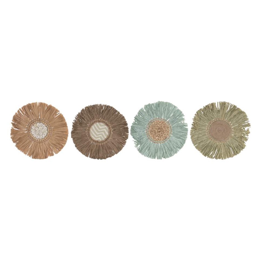 Decoração de Parede em Ráfia 26cm 4 modelos