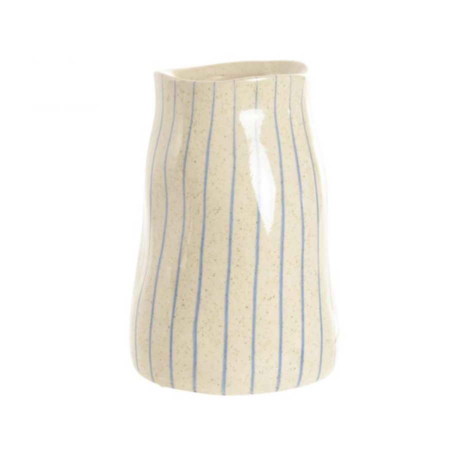 Jarra Cerâmica Riscas 24cm