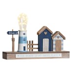 Decora��o Luminosa LED Farol Azul