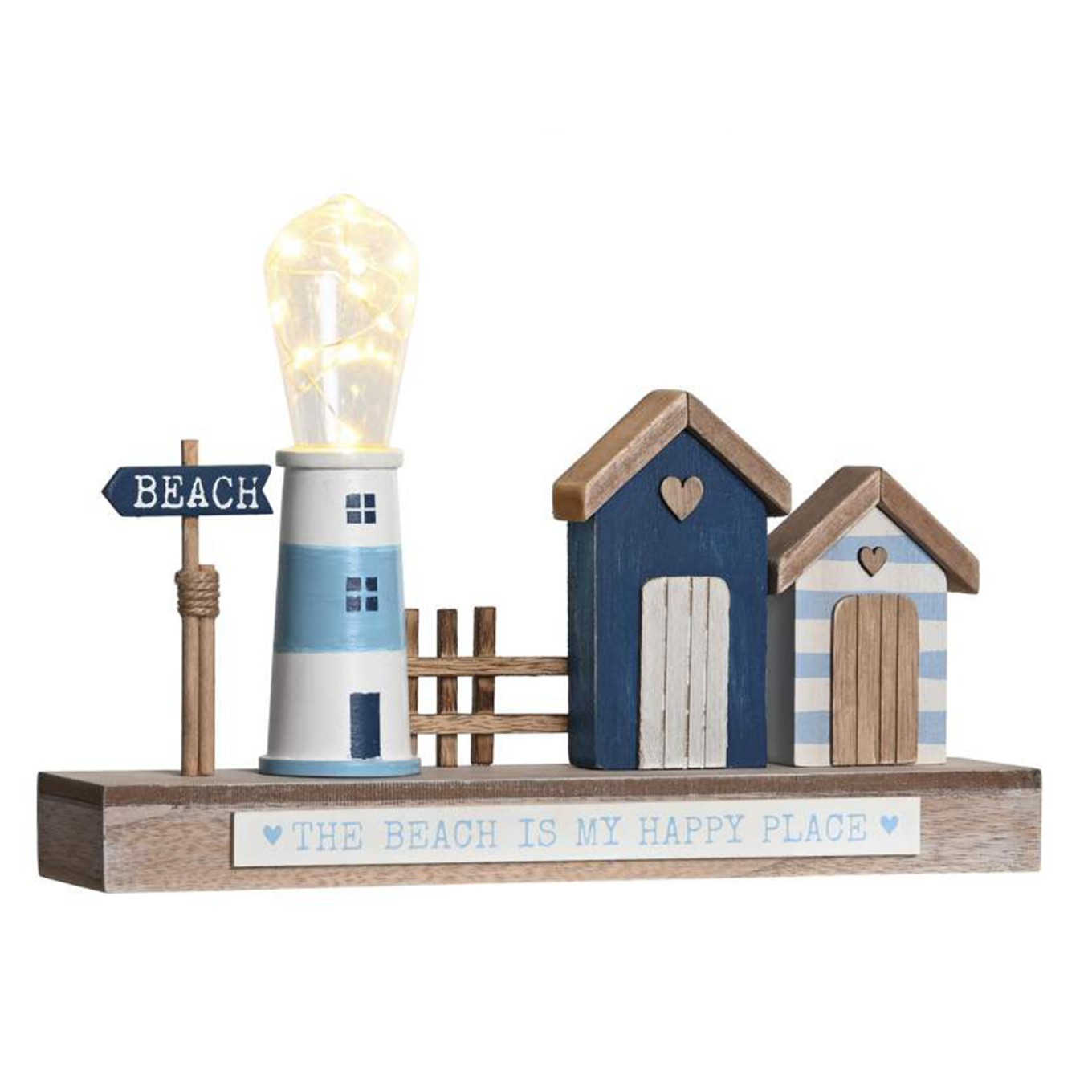 Decora��o Luminosa LED Farol Azul