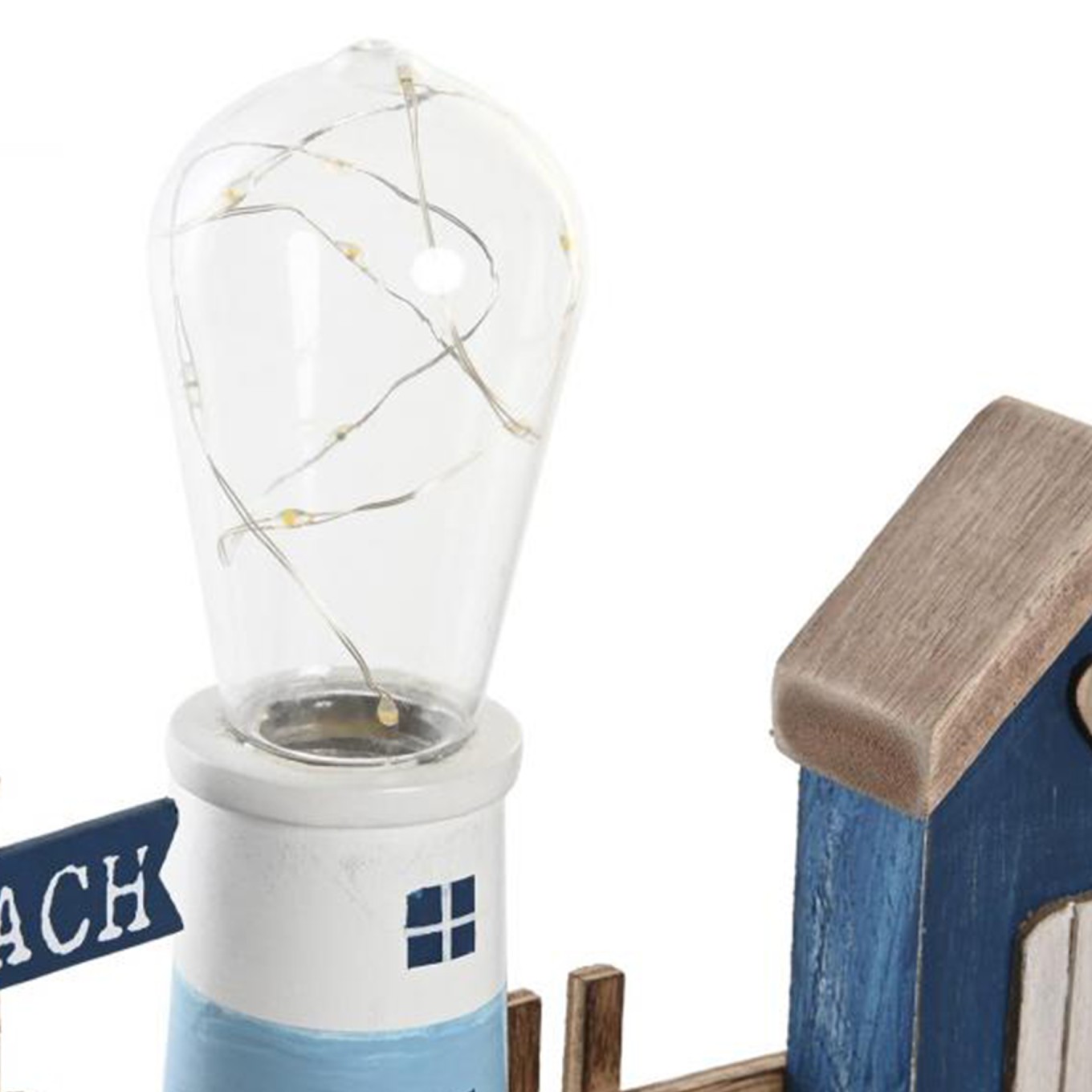 Decora��o Luminosa LED Farol Azul