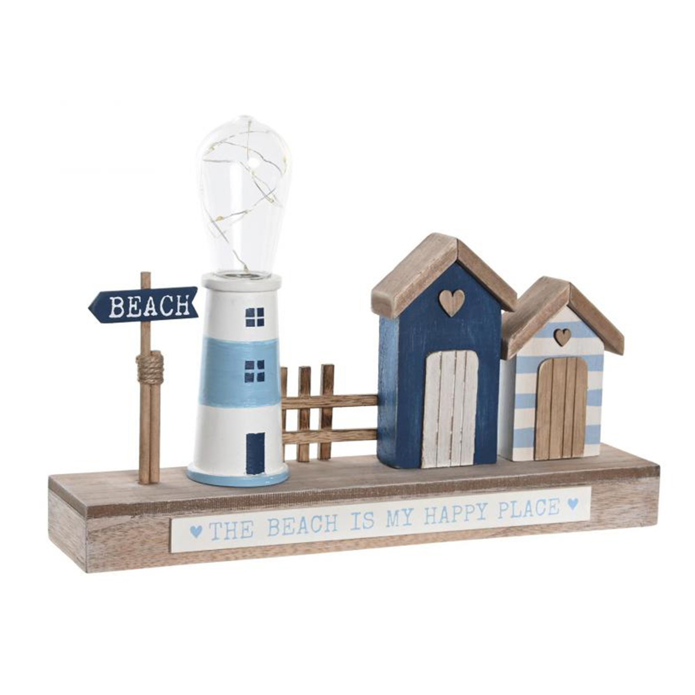 Decora��o Luminosa LED Farol Azul