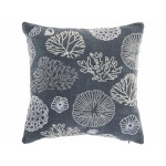 Almofada Mar�tima Linho Azul 45x45cm