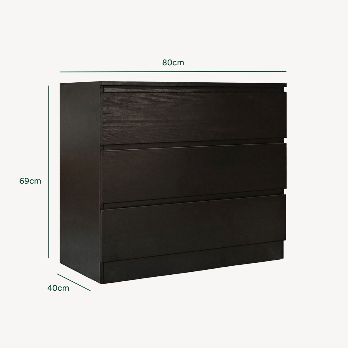 Cómoda Neo Plus 3 Gavetas