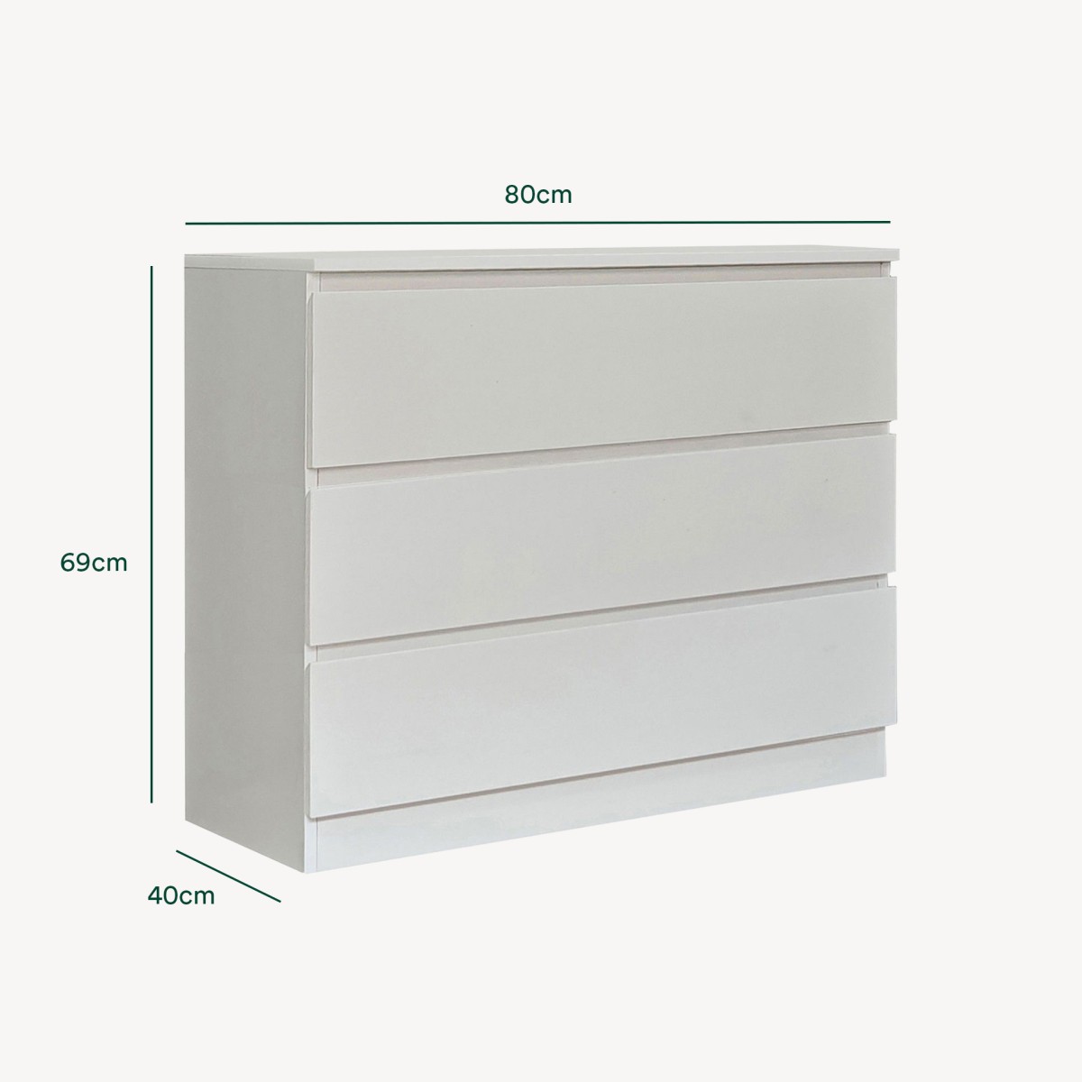 Cómoda Neo Plus 3 Gavetas