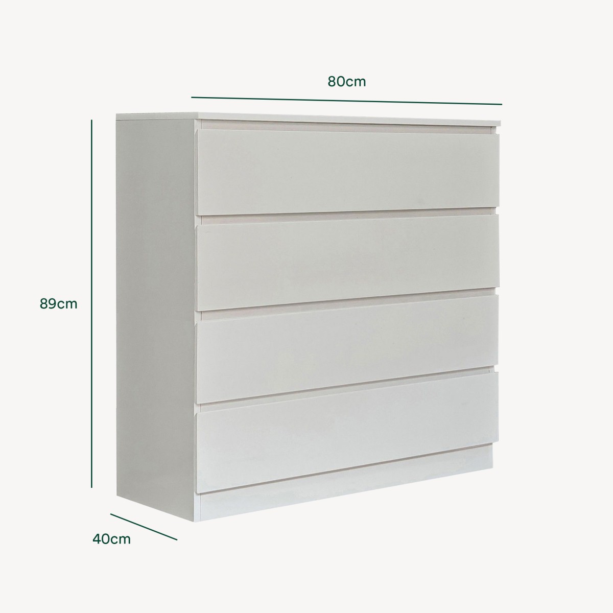 Cómoda Neo Plus 4 Gavetas