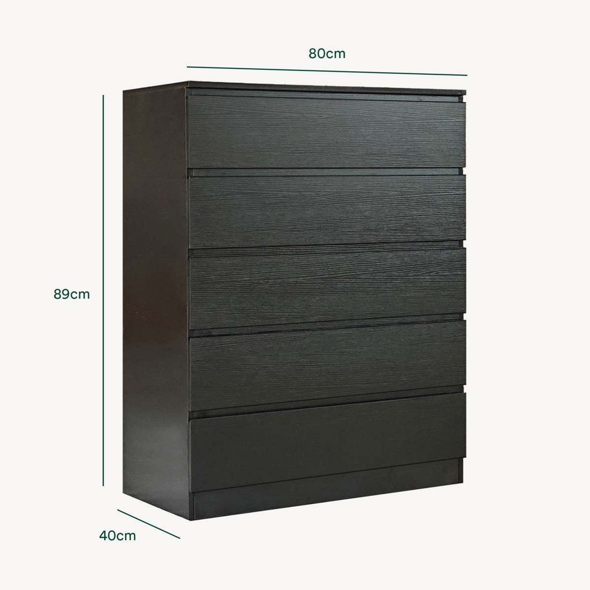 Cómoda Neo Plus 5 Gavetas