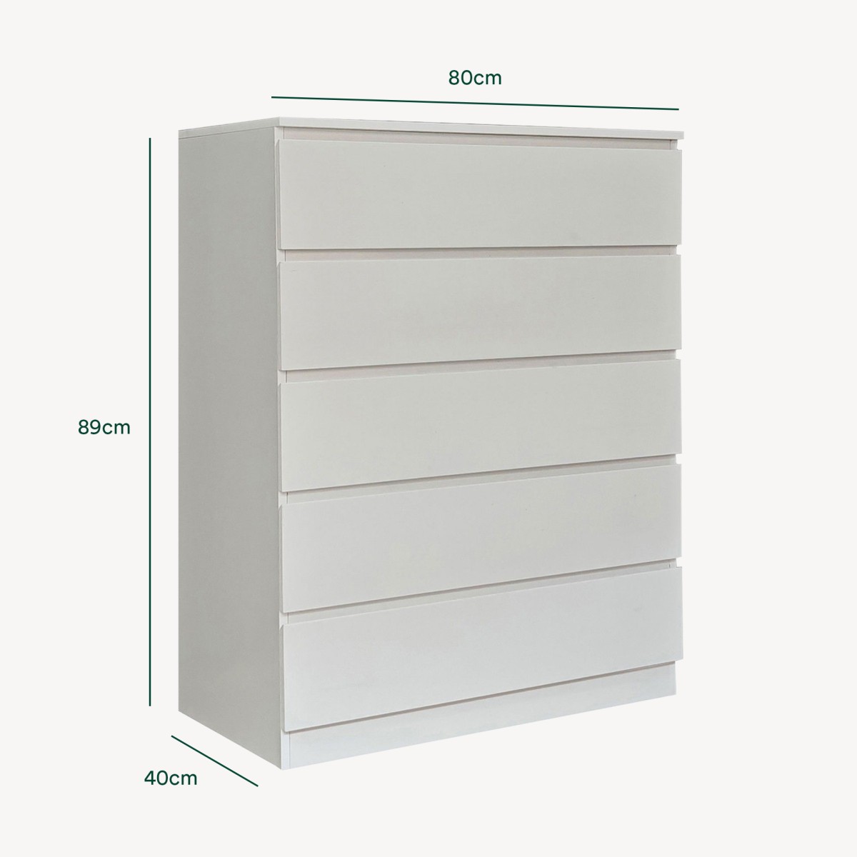 Cómoda Neo Plus 5 Gavetas