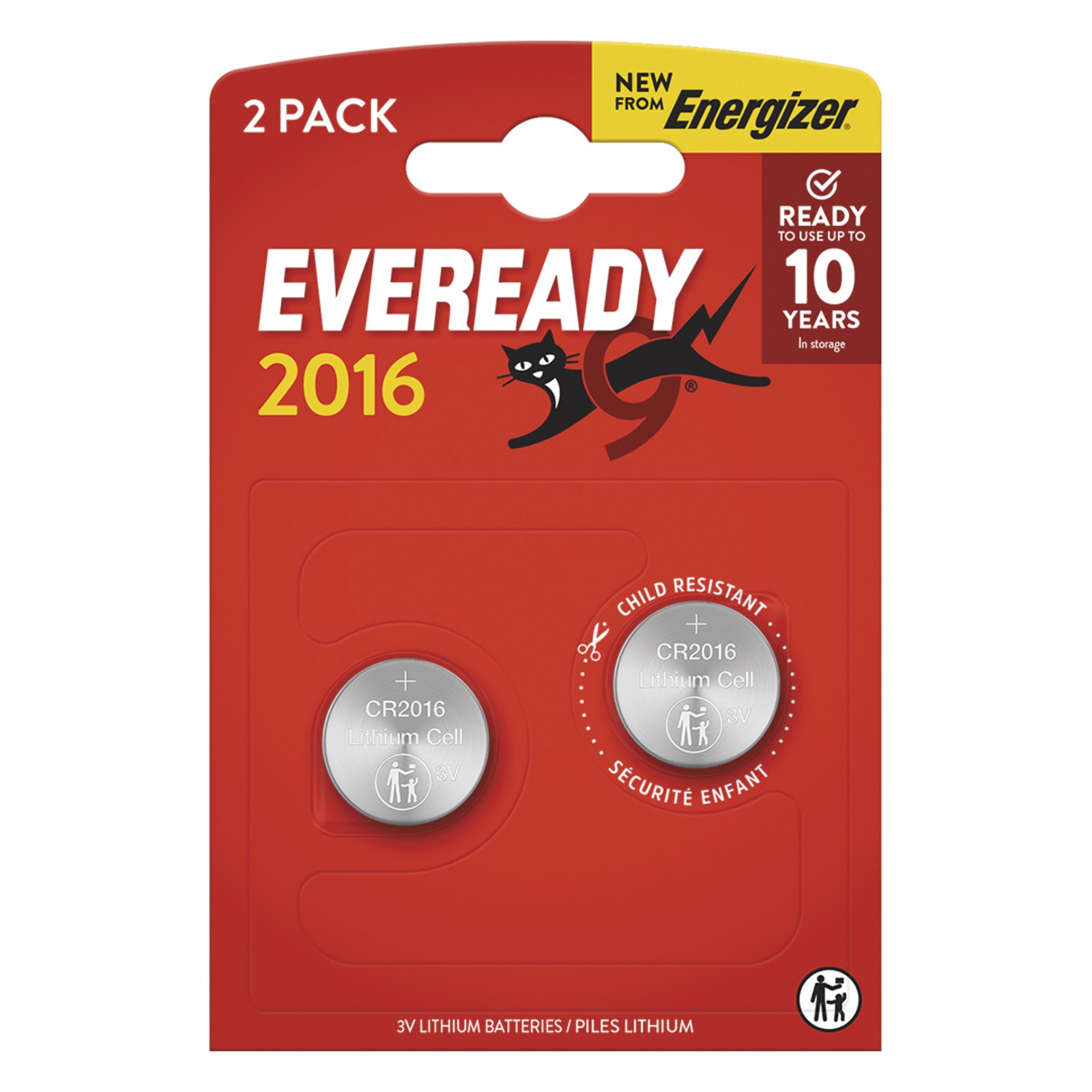 Pilha de L�tio Eveready CR2016 2un