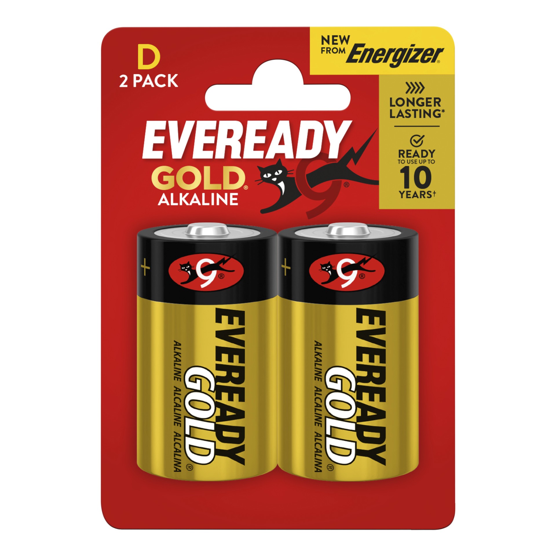 Pilha Alcalina Eveready Gold LR20 D 2un