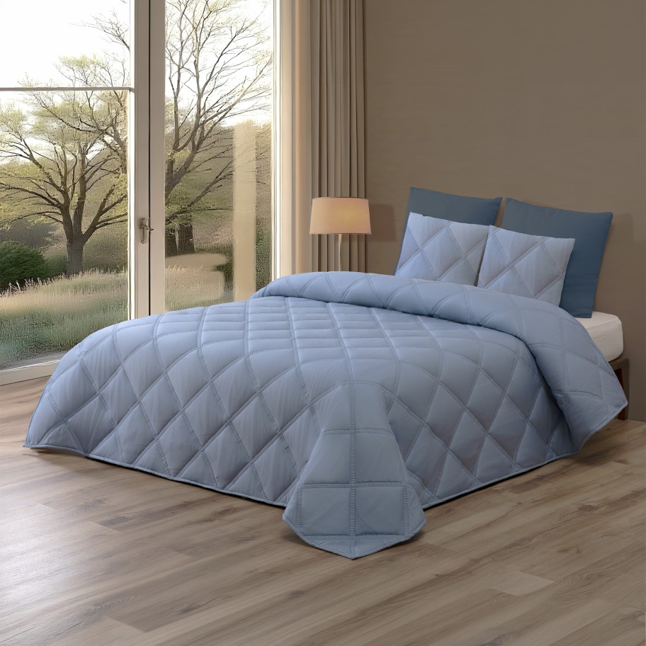 Cobertura Acolchoada Cannes Lisa - Cama Casal 140/160