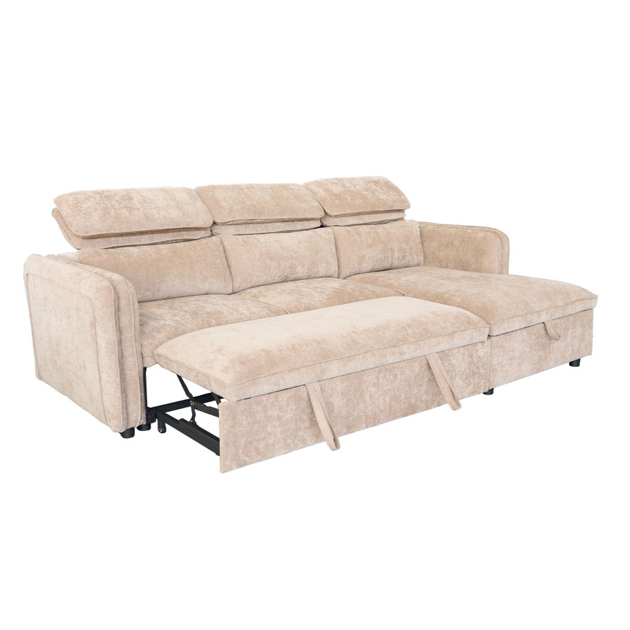 Sof� Chaise Longue Blaine Direita com cama