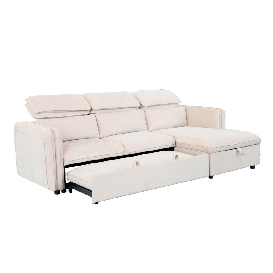 Sof� Chaise Longue Blaine Direita com cama