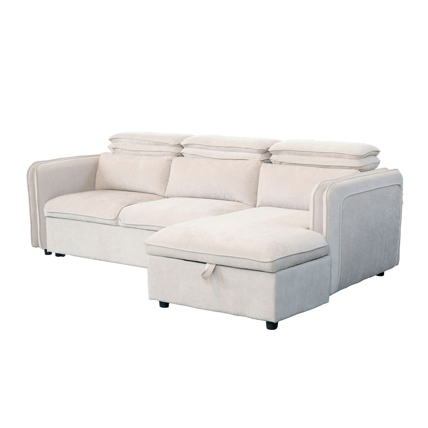 Sof� Chaise Longue Blaine Direita com cama