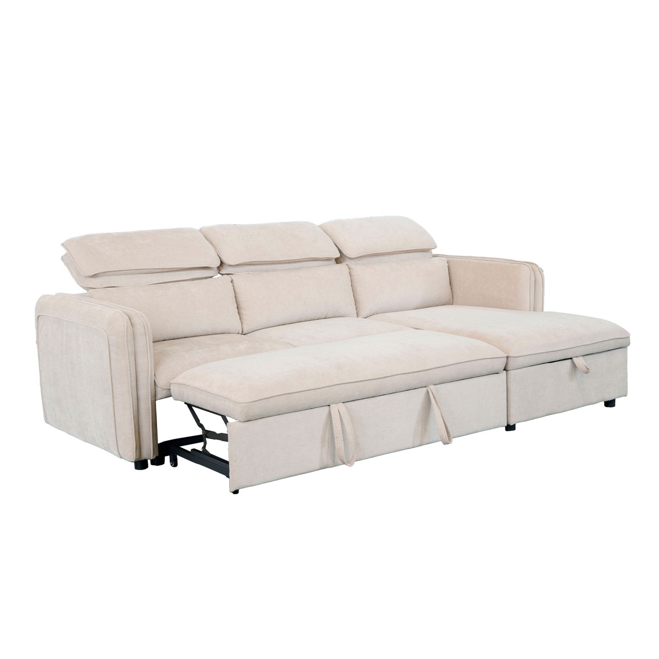 Sof� Chaise Longue Blaine Direita com cama