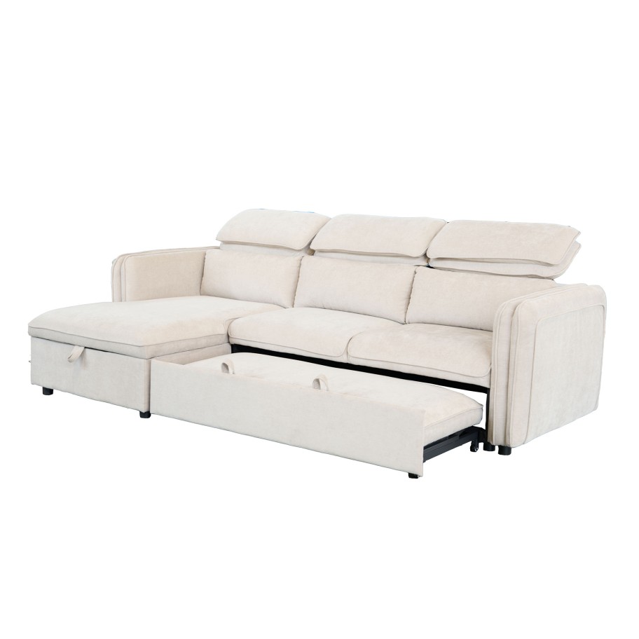 Sof� Chaise Longue Blaine Esquerda com cama
