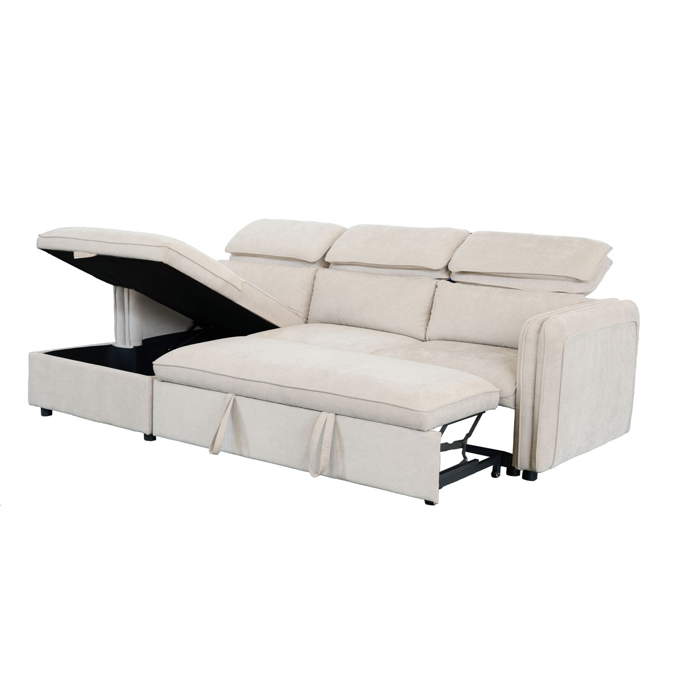 Sof� Chaise Longue Blaine Esquerda com cama
