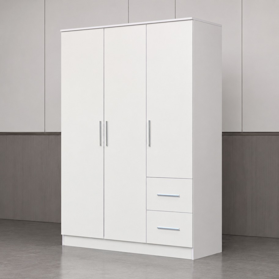 Roupeiro Space (3 Portas + 2 Gavetas)