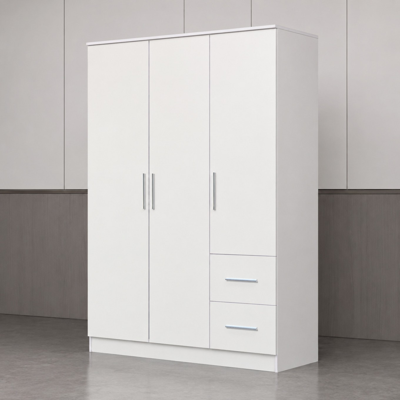 Roupeiro Space (3 Portas + 2 Gavetas)