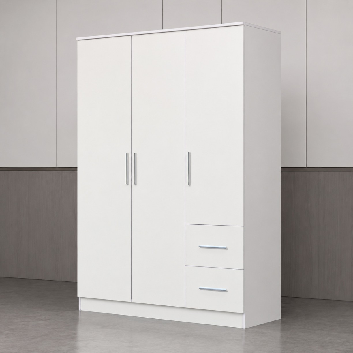 Roupeiro Space (3 Portas + 2 Gavetas)