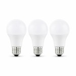 Pack 3 Lâmpadas LED Eglo Opal A60 E27 4000K 4.9W