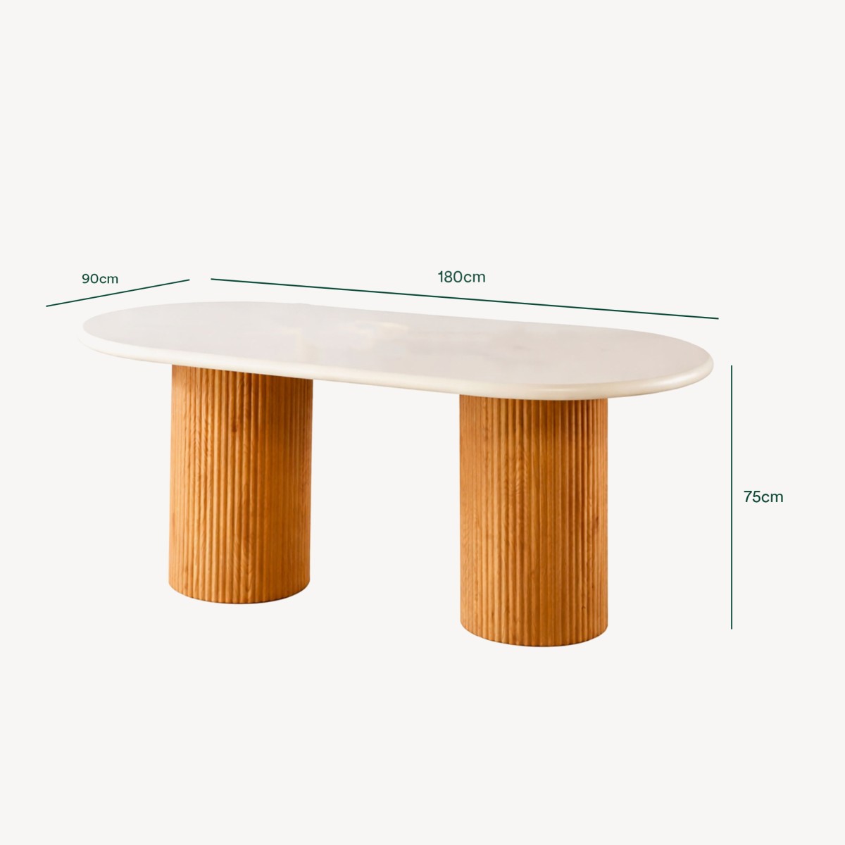 Mesa Oval Florença