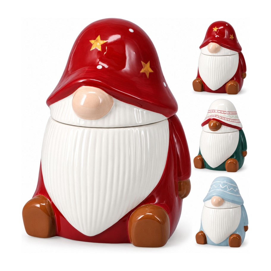 Frasco de Armazenamento Gnomo 21cm Sortido