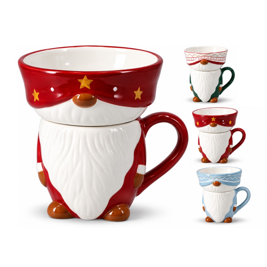 Caneca Gnomo com Tigela Sortida