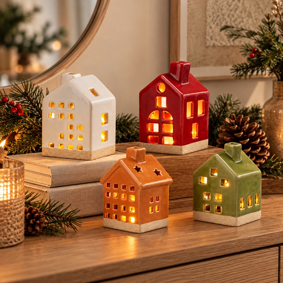 Casinha com Luz 11cm Sortida