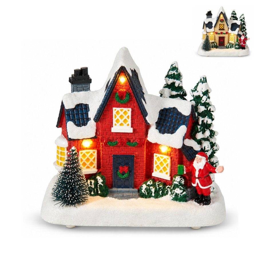 Casinha com Luz 15cm Sortido