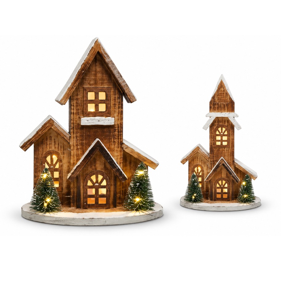 Casinha com Luz 27cm Sortido