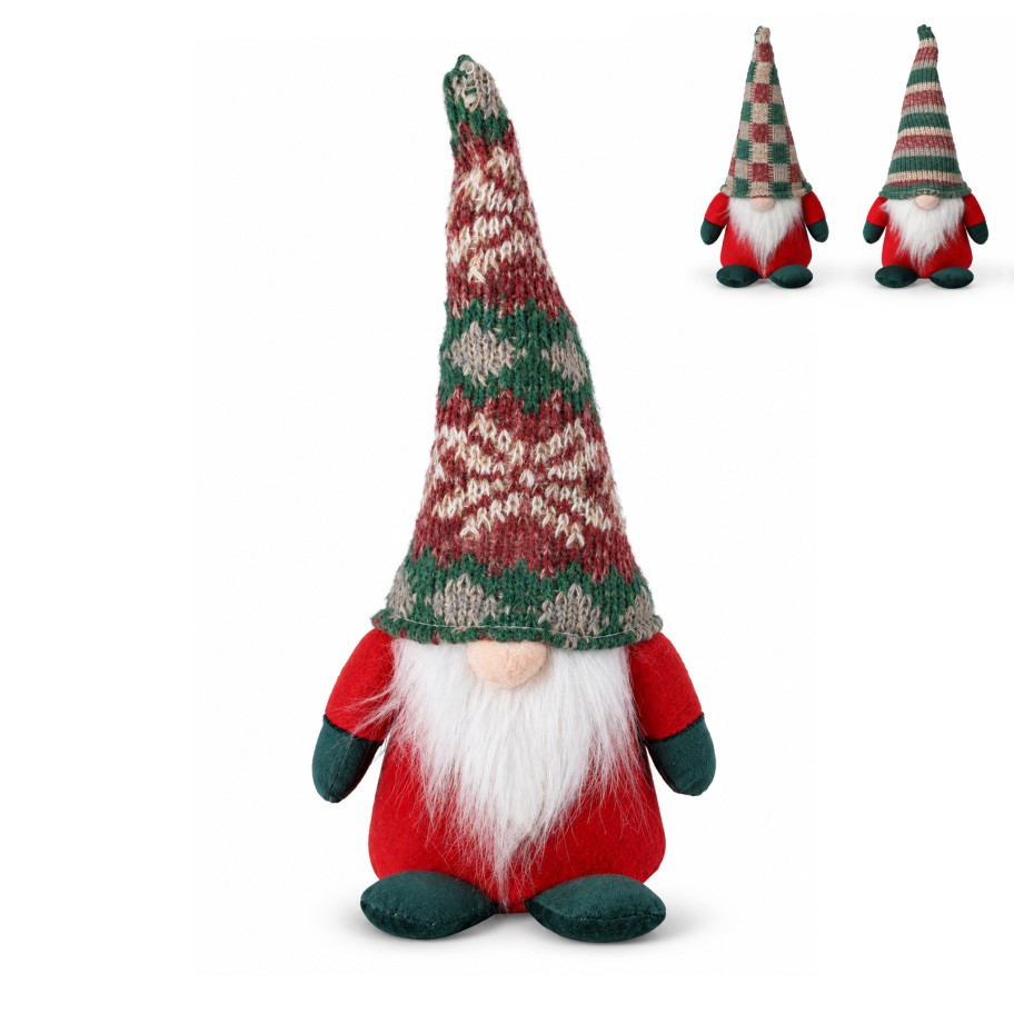 Figura Gnomo Sentado 32cm Sortido