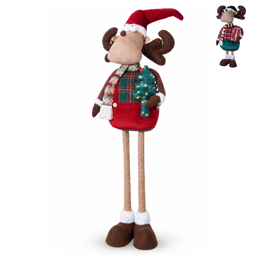 Figura Rena Telesc�pica com Luz 190cm Sortido