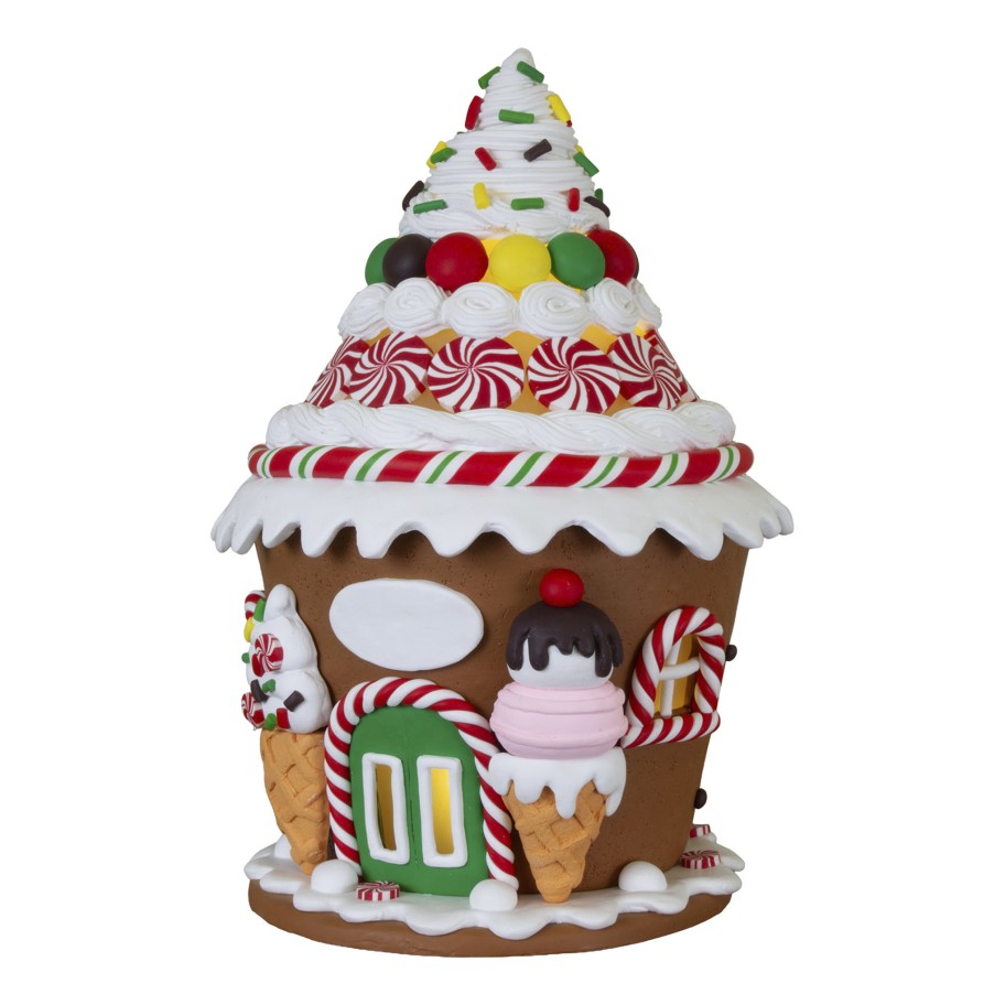 Casinha de Gengibre com Luz 23cm
