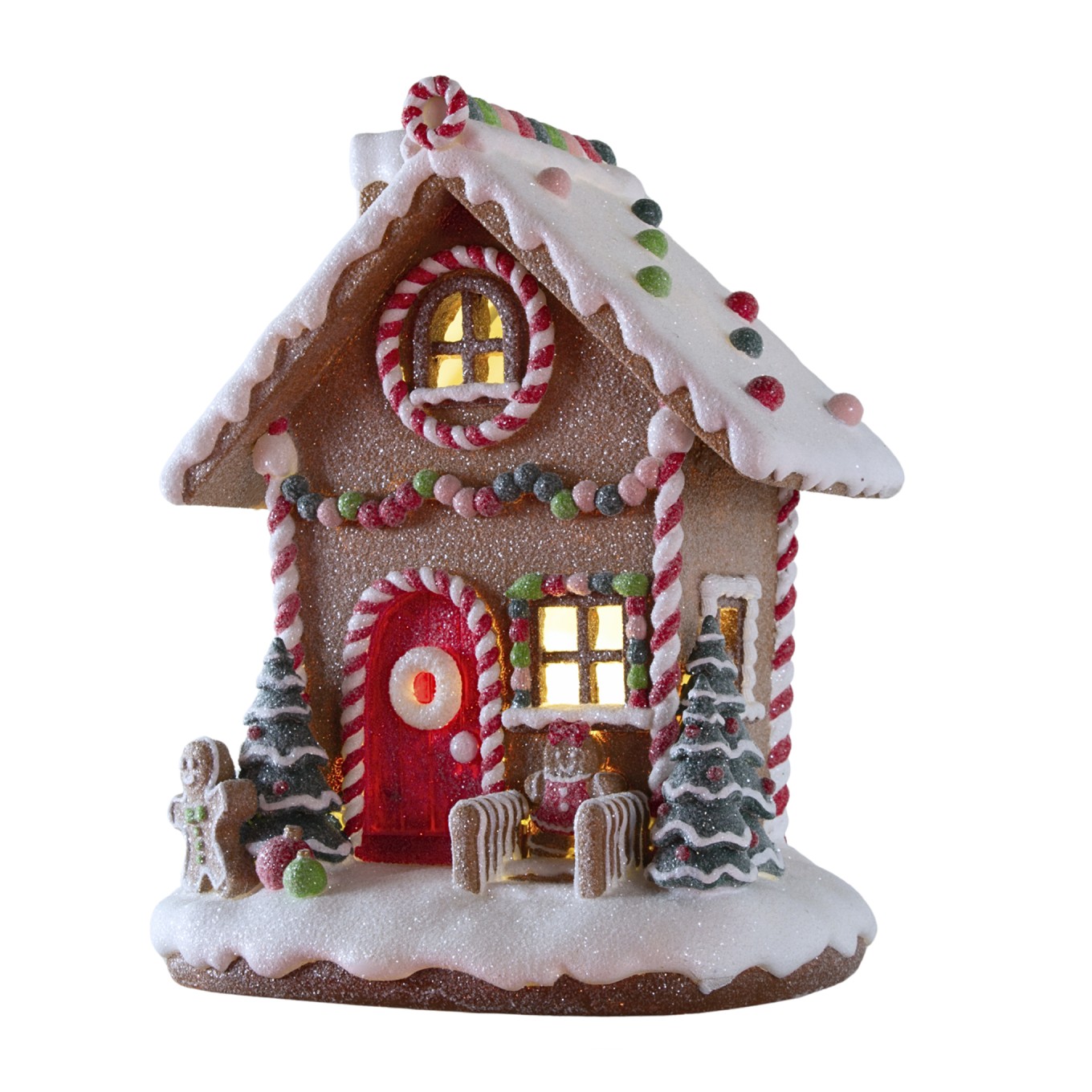 Casinha de Gengibre com Luz 25cm
