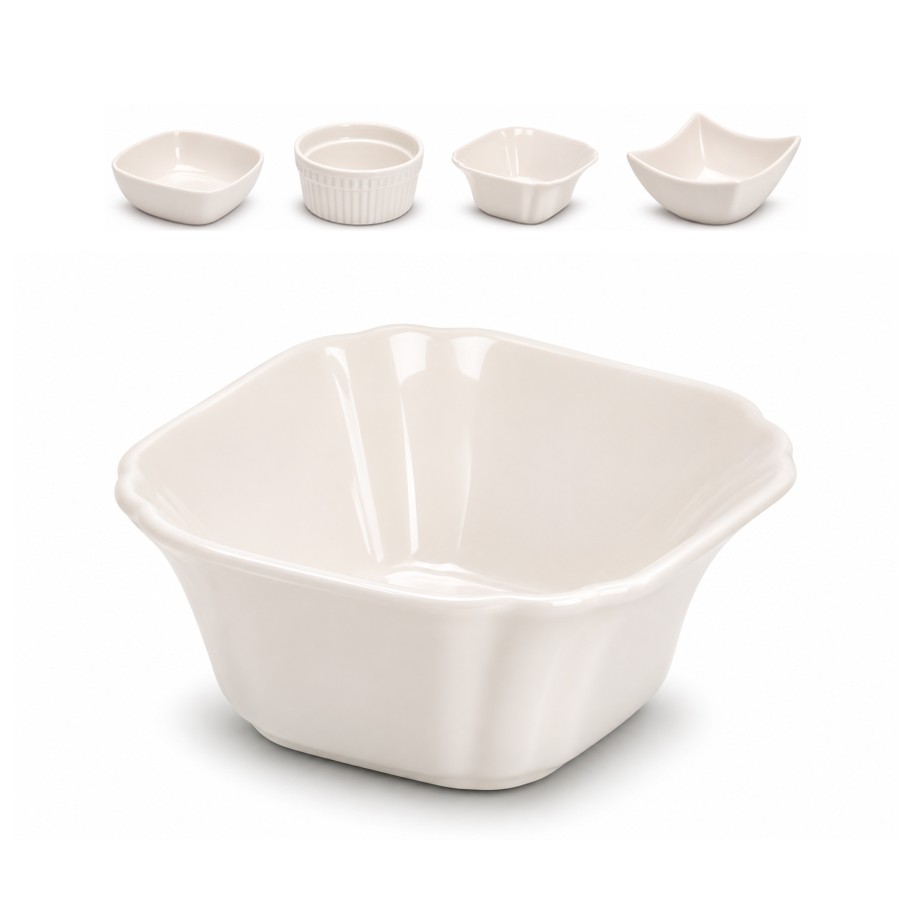 Conjunto de 3 Ta�as para Aperitivos - 4 Modelos Sortidos