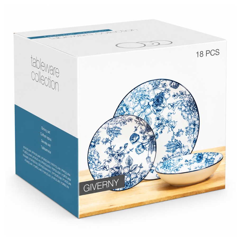 Conjunto de Jantar 18 Pe�as Porcelana