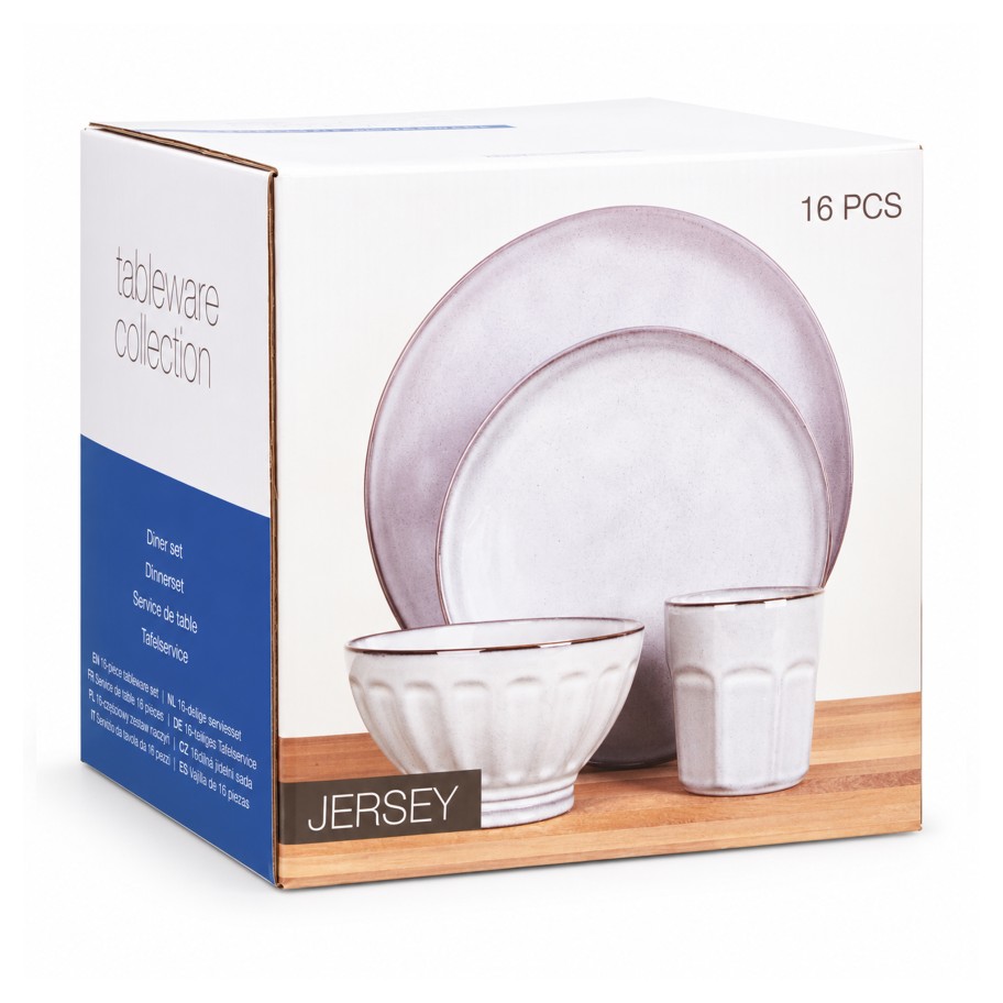 Conjunto de Jantar 16 Pe�as Gr�s
