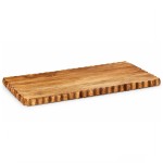 Tabuleiro de Servir Madeira Natural 38x20cm